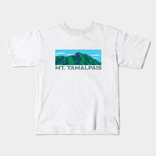 Mt. Tamalpais horizontal Kids T-Shirt